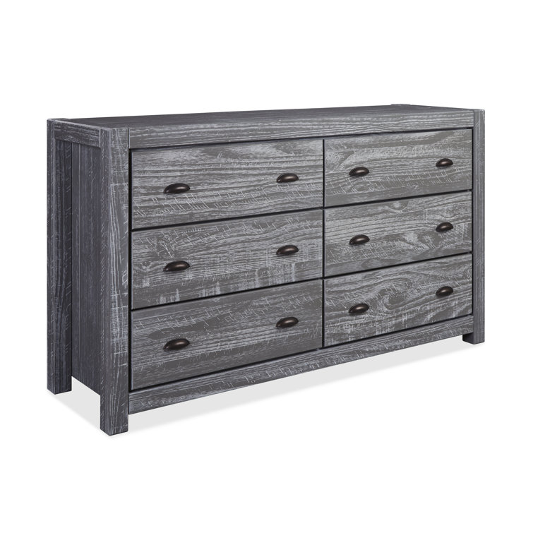Grain Wood Furniture Montauk 6 Drawer 59.5'' W Solid Wood & Reviews